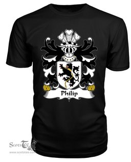 ScotsTee Philip (AP MADOG AB IEUAN) Coat Of Arms Family Crest Welsh Armorial T Shirt