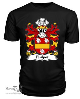 ScotsTee Philpot (AP RHYS) Coat Of Arms Family Crest Welsh Armorial T Shirt