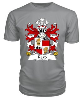 ScotsTee Read (of Roche, Laugharne, Carmanthenshire) Coat Of Arms Family Crest Welsh Armorial T Shirt
