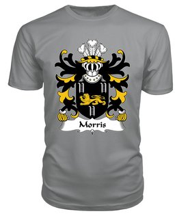ScotsTee Morris (of Cardiganshire) Coat Of Arms Family Crest Welsh Armorial T Shirt