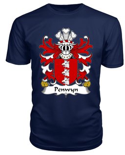 ScotsTee Penwyn (Iorwerth ap Cynwrig ab Iorwerth) Coat Of Arms Family Crest Welsh Armorial T Shirt