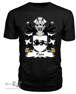 ScotsTee Pain (AP RANDOLFF) Coat Of Arms Family Crest Welsh Armorial T Shirt