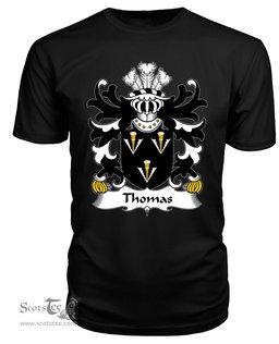 ScotsTee Thomas (of Monmouthshire) Coat Of Arms Family Crest Welsh Armorial T Shirt