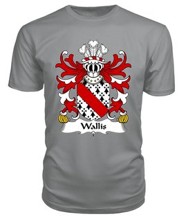 ScotsTee Wallis (of Llandough, Glamorgan) Coat Of Arms Family Crest Welsh Armorial T Shirt