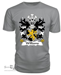 ScotsTee Williams (lordship of Usk, Monmouthshire) Coat Of Arms Family Crest Welsh Armorial T Shirt