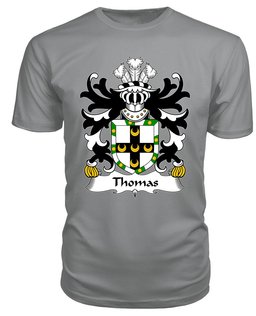ScotsTee Thomas (of Caernarfonshire) Coat Of Arms Family Crest Welsh Armorial T Shirt