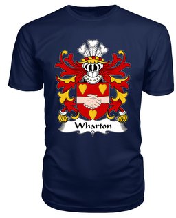 ScotsTee Wharton (Bishop of St. Asaph) Coat Of Arms Family Crest Welsh Armorial T Shirt