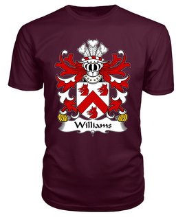 ScotsTee Williams (of Pen-rhos, Monmouthshire) Coat Of Arms Family Crest Welsh Armorial T Shirt