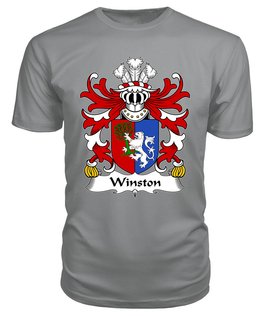 ScotsTee Winston (of Trewyn, Monmouthshire) Coat Of Arms Family Crest Welsh Armorial T Shirt