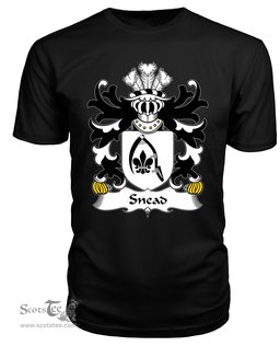 ScotsTee Snead (of Cheshire) Coat Of Arms Family Crest Welsh Armorial T Shirt