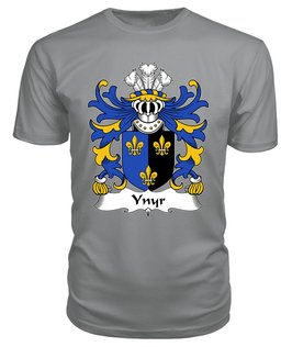 ScotsTee Ynyr (GWENT, King of) Coat Of Arms Family Crest Welsh Armorial T Shirt