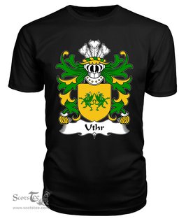 ScotsTee Uthr (PENDRAGON, Father of King Arhtur) Coat Of Arms Family Crest Welsh Armorial T Shirt