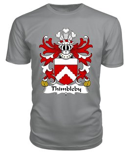 ScotsTee Thimbleby (of Harlech, Caernarfonshire) Coat Of Arms Family Crest Welsh Armorial T Shirt