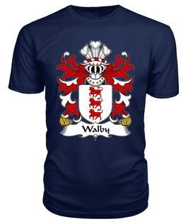 ScotsTee Walby (of Breconshire) Coat Of Arms Family Crest Welsh Armorial T Shirt