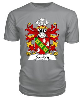 ScotsTee Sankey (of Conwy) Coat Of Arms Family Crest Welsh Armorial T Shirt