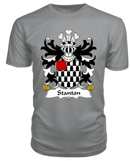 ScotsTee Stanton (or STAUNTON, Pembrokeshire) Coat Of Arms Family Crest Welsh Armorial T Shirt