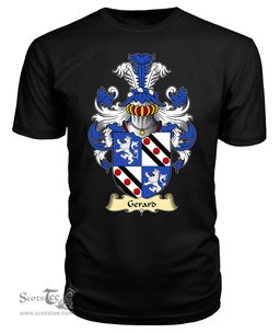 Gerard (of Cheshire, Daughter m. Wynn of Gwydir) Coat Of Arms Family Crest Wales V23 T Shirt ScotsTee Shop