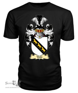 Veale (of St. Fagan’s, Glamorganshire) Coat Of Arms Family Crest Wales V23 T Shirt ScotsTee Shop