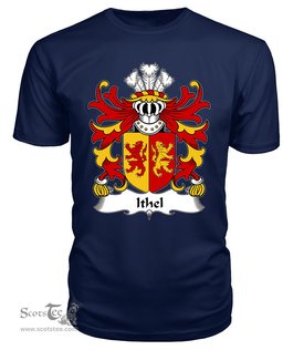 ScotsTee Ithel (ANWYL, Ap Bleddyn ) Coat Of Arms Family Crest Welsh Armorial T Shirt