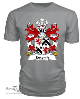 ScotsTee Idnerth (GOCH, Ap Cadwagn ) Coat Of Arms Family Crest Welsh Armorial T Shirt