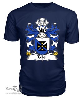 ScotsTee Talley (Chancellor of St. David’s) Coat Of Arms Family Crest Welsh Armorial T Shirt