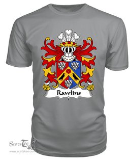 ScotsTee Rawlins (Bishop of St David’s) Coat Of Arms Family Crest Welsh Armorial T Shirt
