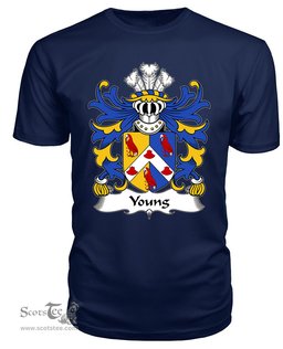ScotsTee Young (Bishop of St. David’s) Coat Of Arms Family Crest Welsh Armorial T Shirt