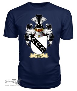 Ferrar (Bishop of St David’s) Coat Of Arms Family Crest Wales V23 T Shirt ScotsTee Shop
