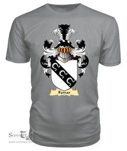 Ferrar (Bishop of St David’s) Coat Of Arms Family Crest Wales V23 T Shirt ScotsTee Shop