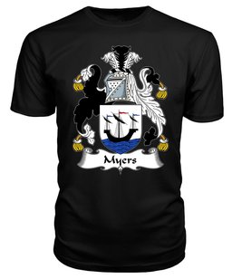 ScotsTee Myers Coat Of Arms Family Crest British Fleet T Shirt