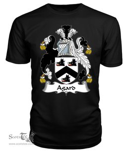 ScotsTee Agard Coat Of Arms Family Crest British Fleet T Shirt