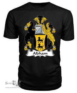 ScotsTee Aldham Coat Of Arms Family Crest British Fleet T Shirt