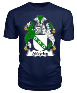 ScotsTee Adderley Coat Of Arms Family Crest British Fleet T Shirt