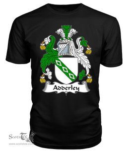 ScotsTee Adderley Coat Of Arms Family Crest British Fleet T Shirt