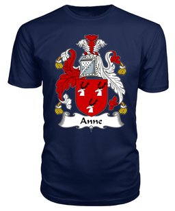 ScotsTee Anne Coat Of Arms Family Crest British Fleet T Shirt