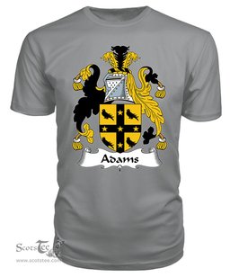 ScotsTee Adams Coat Of Arms Family Crest British Fleet T Shirt