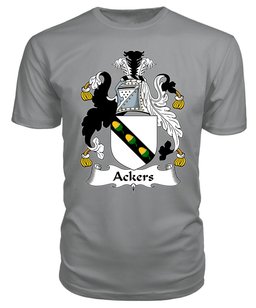ScotsTee Ackers Coat Of Arms Family Crest British Fleet T Shirt