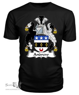 ScotsTee Andrew Coat Of Arms Family Crest British Fleet T Shirt