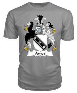 ScotsTee Ames Coat Of Arms Family Crest British Fleet T Shirt