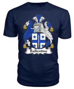 ScotsTee Ballentine Coat Of Arms Family Crest British Fleet T Shirt