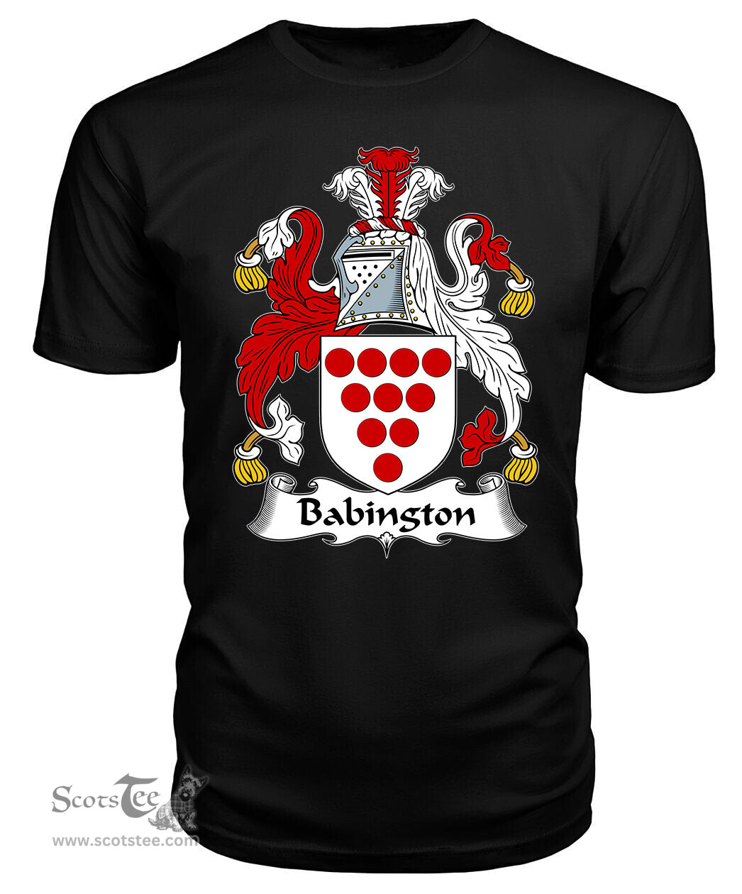 ScotsTee Babington Coat Of Arms Family Crest British Fleet T Shirt