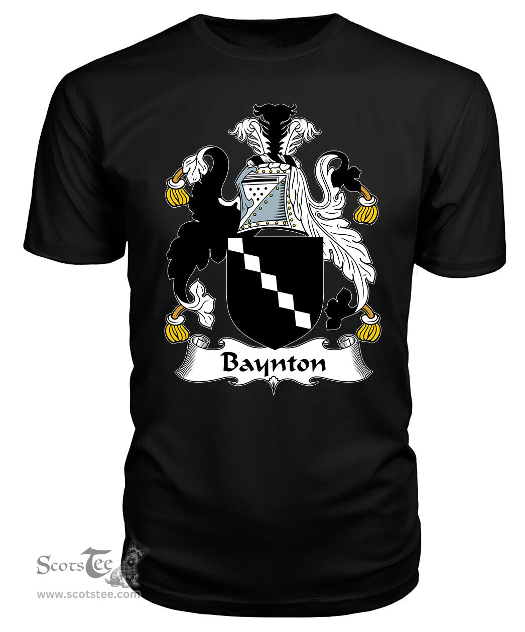 ScotsTee Baynton Coat Of Arms Family Crest British Fleet T Shirt