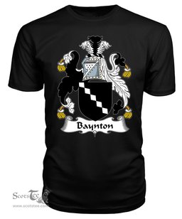 ScotsTee Baynton Coat Of Arms Family Crest British Fleet T Shirt