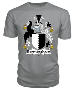 ScotsTee Bermingham Coat Of Arms Family Crest British Fleet T Shirt