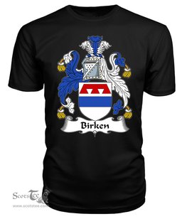 ScotsTee Birken Coat Of Arms Family Crest British Fleet T Shirt