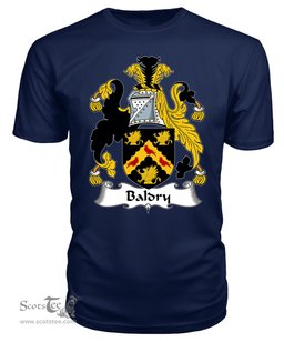 ScotsTee Baldry Coat Of Arms Family Crest British Fleet T Shirt