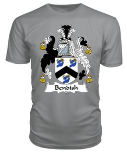 ScotsTee Bendish Coat Of Arms Family Crest British Fleet T Shirt