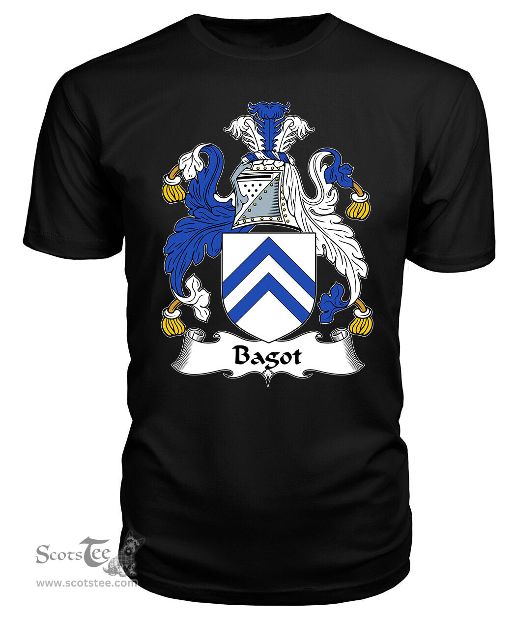 ScotsTee Bagott Coat Of Arms Family Crest British Fleet T Shirt
