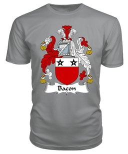 ScotsTee Bacon Coat Of Arms Family Crest British Fleet T Shirt