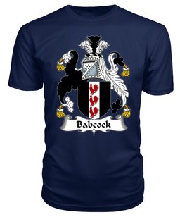 ScotsTee Badcock or Babcock Coat Of Arms Family Crest British Fleet T Shirt